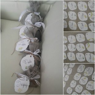 Galda kartes "Smaržīgie maisiņi"