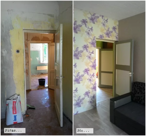 3-istabu dzīvokļa kosmētiskais remonts
